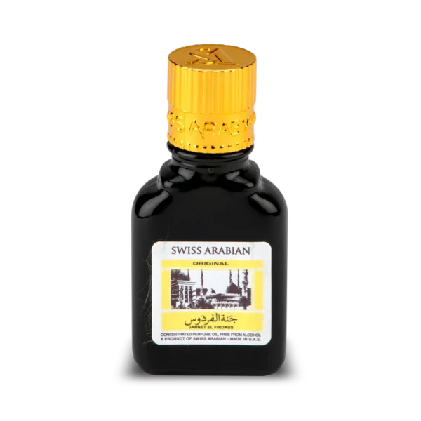 Jannat UL Firdaus Black Attar 9ml–Swiss Arabian - Image 2