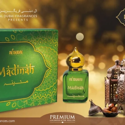 Madinah 9ml Attar Roll On by Al Dubai | Premium Spiritual Musk Fragrance