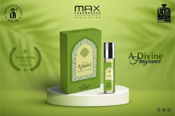 Green Ajmeri Attar Max Fragrances 6ML