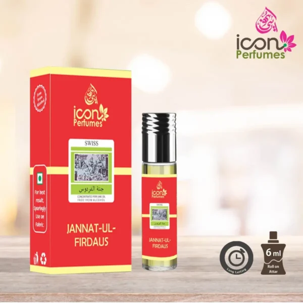 Jannat ul Firdaus Attar - Icon Perfumes 6ML