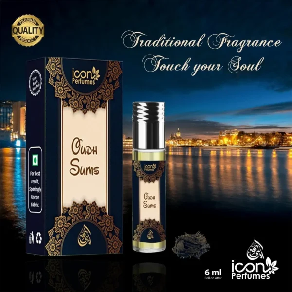 Oudh Sums Attar - Icon Perfumes 6ML