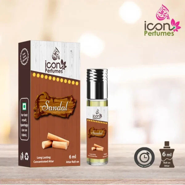 Sandal Attar - Icon Perfumes 6ML