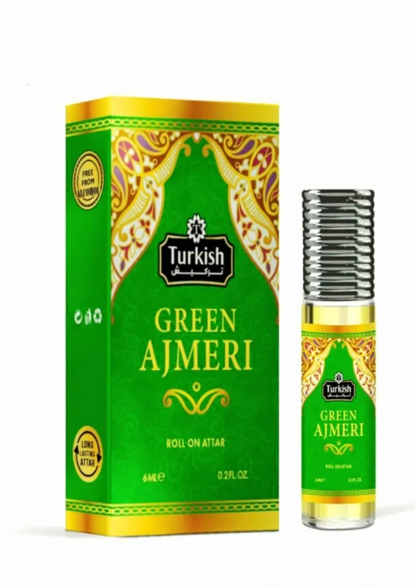 Green Ajmeri Attar - Turkish 6ML