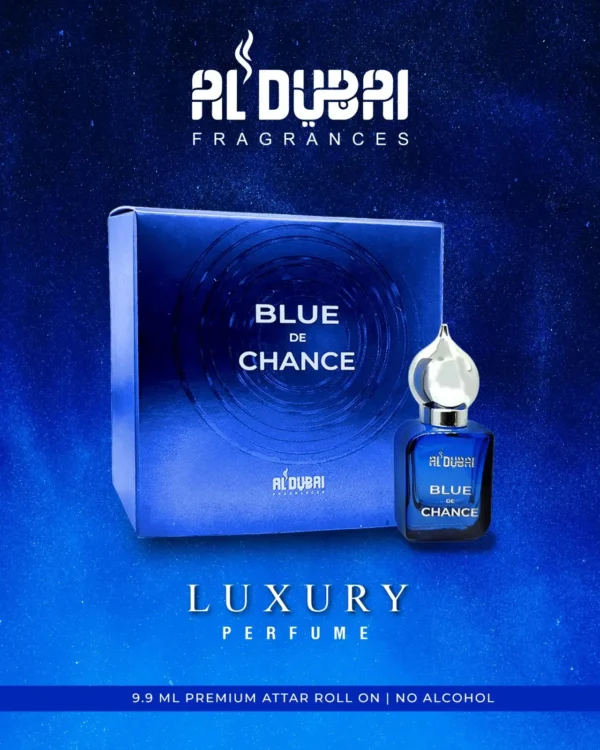 Blue De Chance 9ml Attar Roll On by Al Dubai