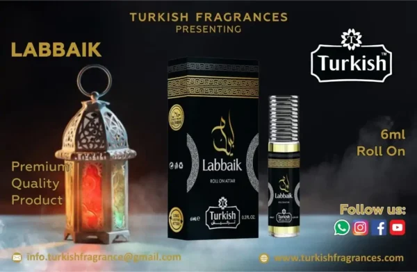 Labbaik 6ml Roll-on Attar by Turkish