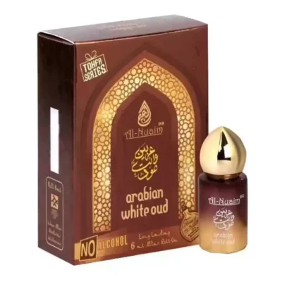 Arabian White Oud Attar 6ml Tohfa Series by Al Nuaim