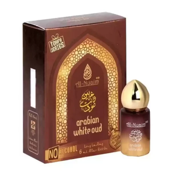Arabian White Oud Attar 6ml Tohfa Series by Al Nuaim