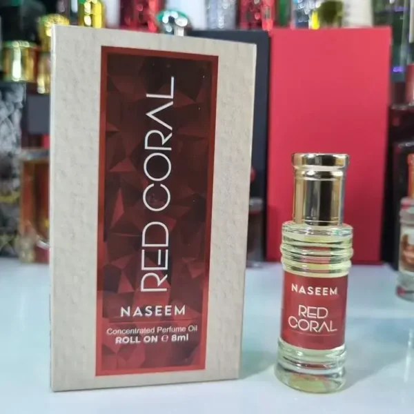naseem red coral attar 8ml rollon