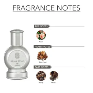 Ajmal Musk Rose Attar 12ML - Best Musk Rose Attar