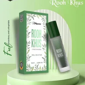 Meena Rooh Khus Attar 6ml rollon - Meena Fragrances Ruoh Khus Attar