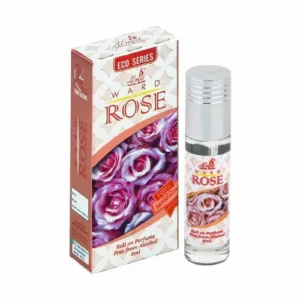 almas rose attar eco series 8ml rollon.webp