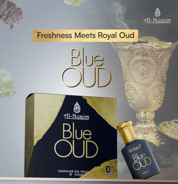al nuaim Blue Oud attar 9.9ml