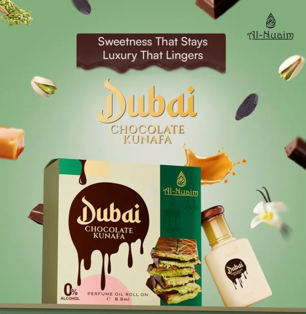 al nuaim Dubai Chocolate Kunafa attar 9.9ml