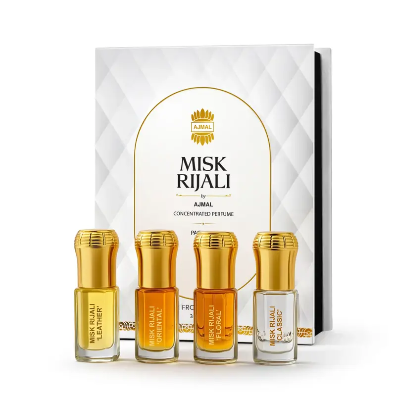 Ajmal Misk Rijali Gift Set 4×3 ML