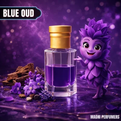 Madni Blue Oud Attar - Blue Oud attar inspired by Ahmed Al Maghribi blue oud perfume