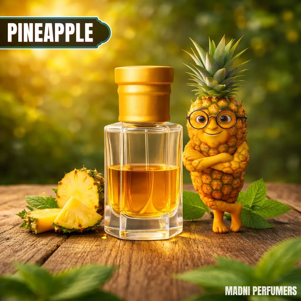 Madni Pineapple Attar - Fruity Pineapple Attar Madni Perfumers