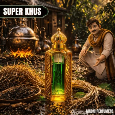 Madni SUPER Khus Attar - Best khus Attar - Natural Khus Attar Kannauj