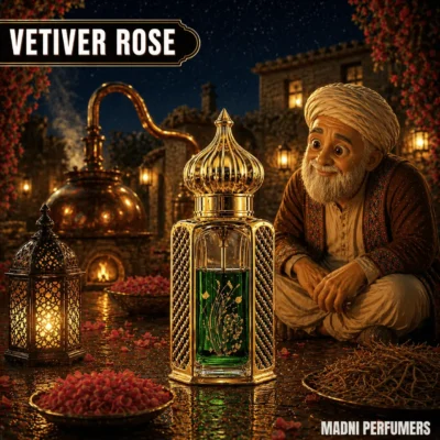 Madni Vetiver Rose Attar - Best Vetiver Rose Attar