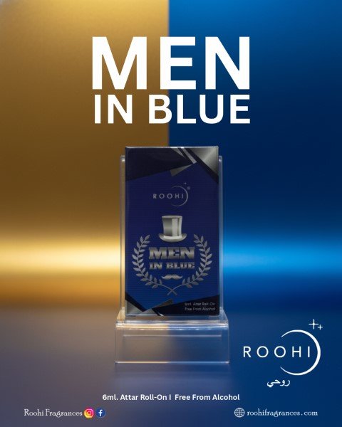 Roohi Man in Blue Attar